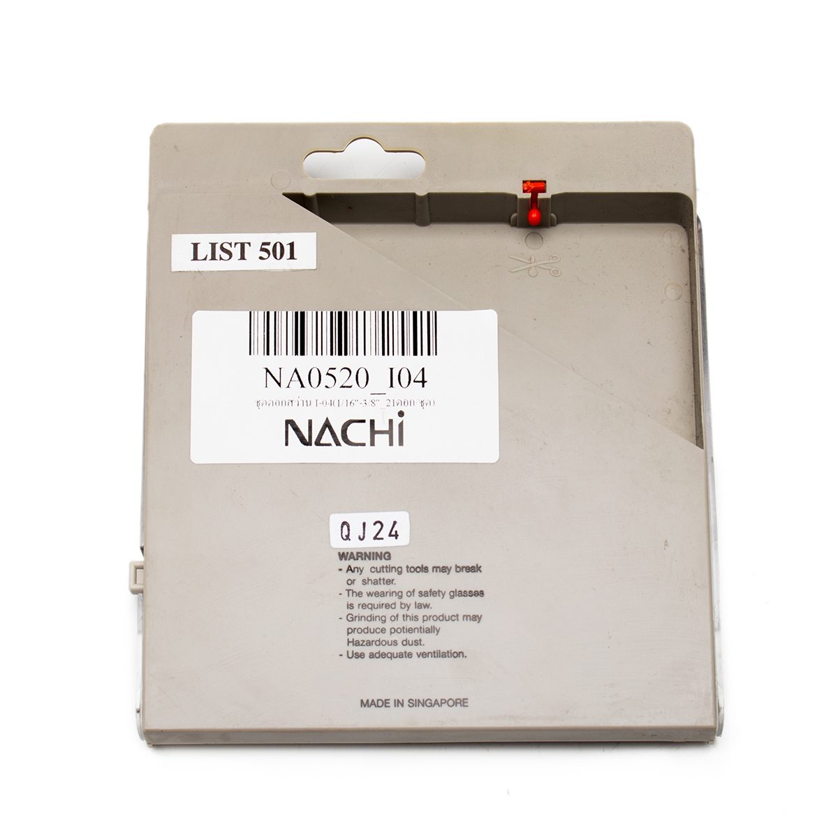 NACHI (นาชิ) L501 I-04 ชุดดอกสว่าน (1/16"-3/8"_21ดอก/ชุด)