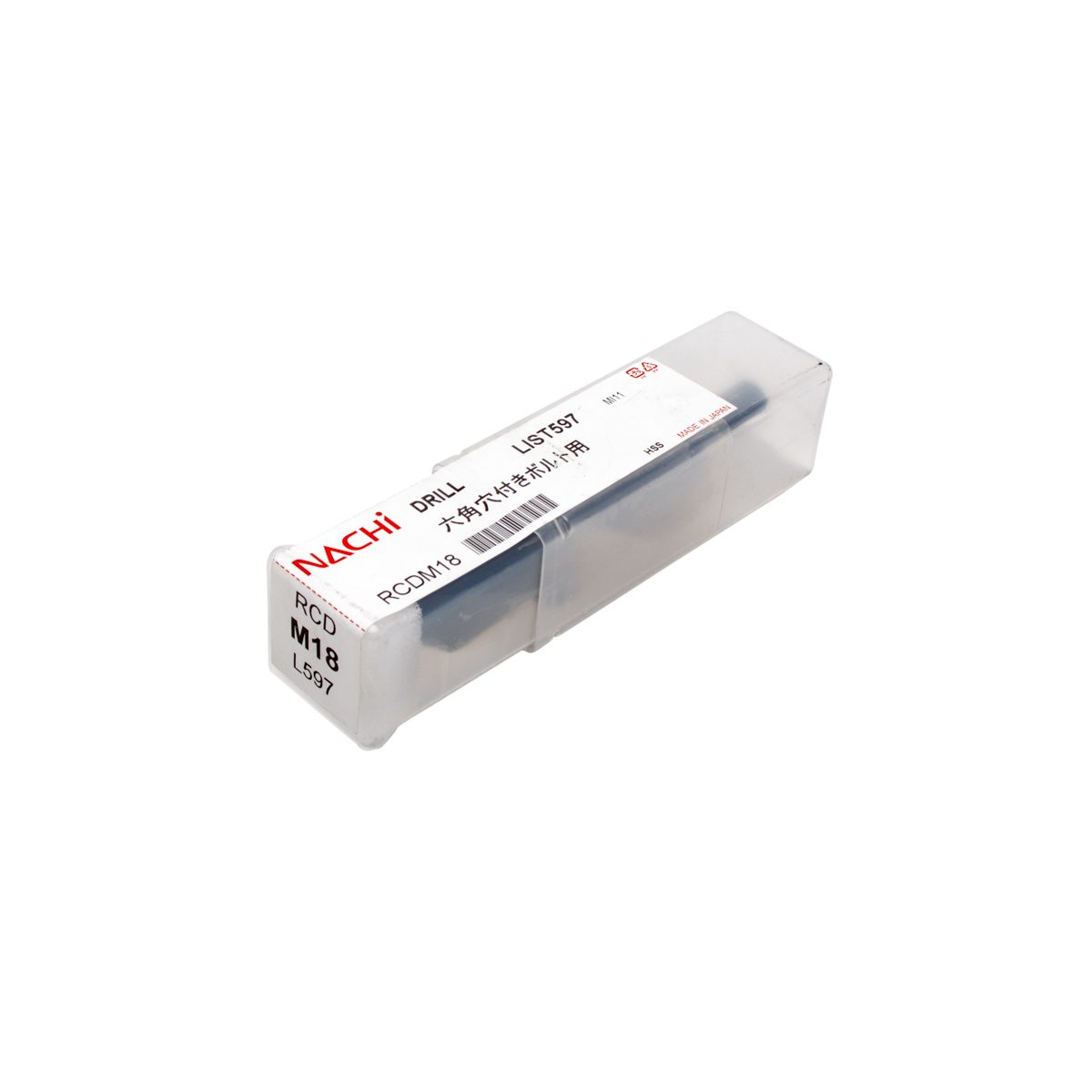 NACHI (นาชิ)L597_M10 ดอกสว่าน HSS (ไฮสปีด) เจาะสกูร ทำรูน๊อต สำหรับทำรู Slotted Hex Bolt Holes