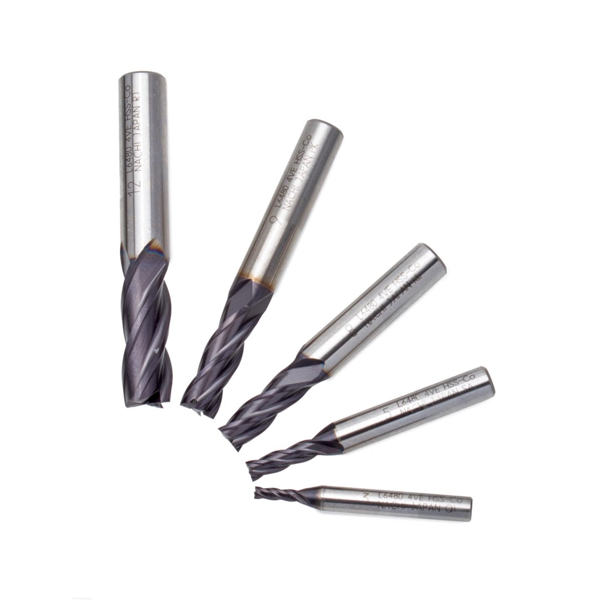 NACHI (นาชิ) L6480_6.0MM ดอกเอ็นมิลล์ Victory 4 ฟัน เคลือบผิว TiAlN ใช้กัดงานเหล็ก งานแสตนเลส งานอะลูมิเนียม งานทองแดง