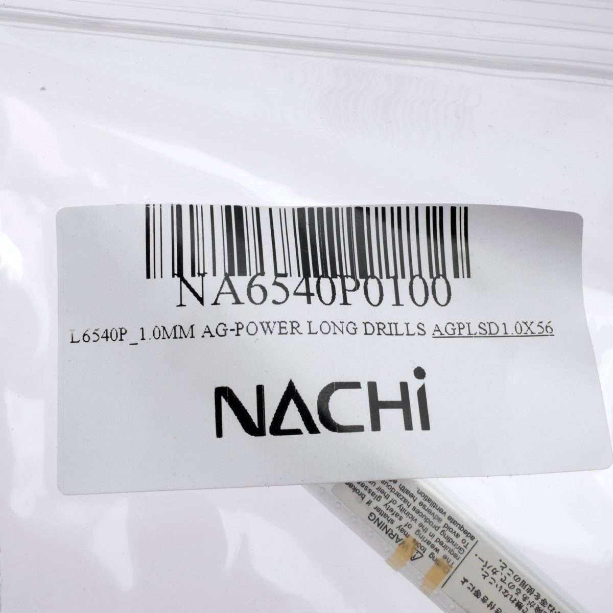 NACHI (นาชิ) L6540P_1.0MM ดอกสว่านไฮสปีดโคบอลต์ AG Power Long Drills สำหรับเจาะงานแบบ Non-step Drilling