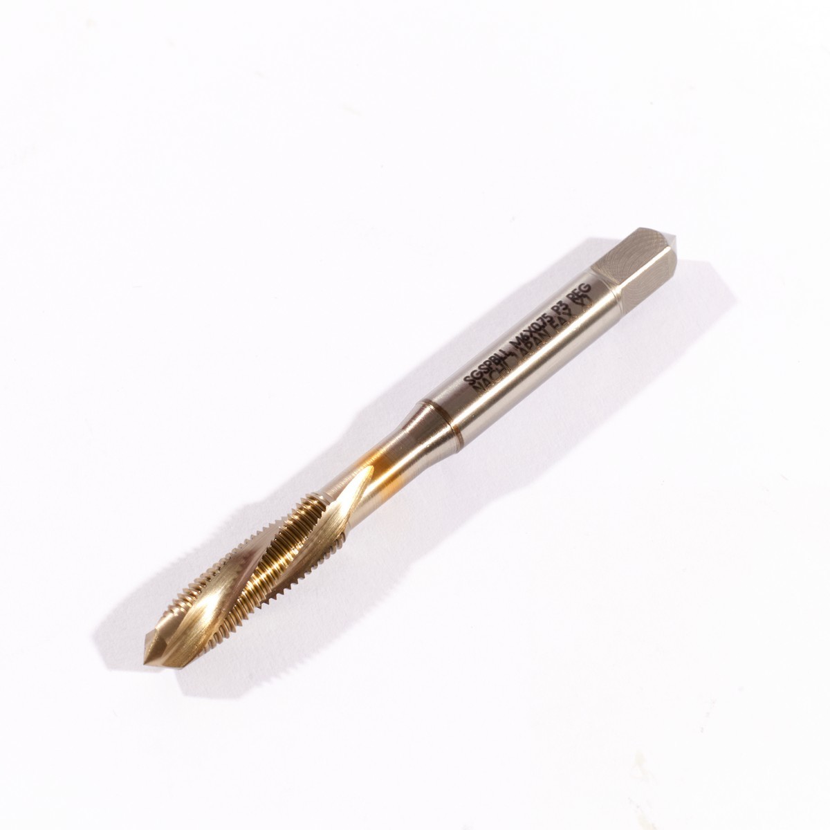 NACHI L7968_M6x0.75 ต๊าปร่องเกลียว รุ่น SG Tap Burrless ขนาดเกลียวต๊าป M6 X 0.75 มม. ความยาวฟัน 19 มม. ความยาวรวม 62 มม. (นาชิ)