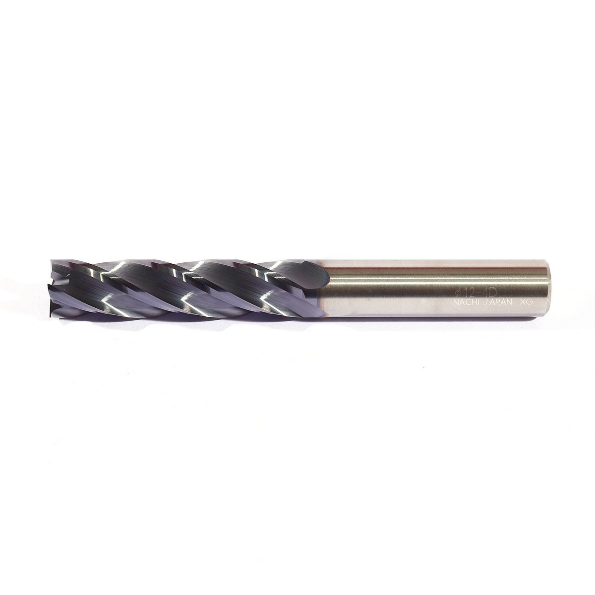 NACHI L9164 ดอกเอ็นมิลล์คาร์ไบด์ 4 ฟัน รุ่น GSX Mill Diameter ขนาดเส้นผ่าศูนย์กลาง 12.0 ขนาดช่วงคมกัด (ความยาวฟัน) เป็น 4 เท่าของ (นาชิ)