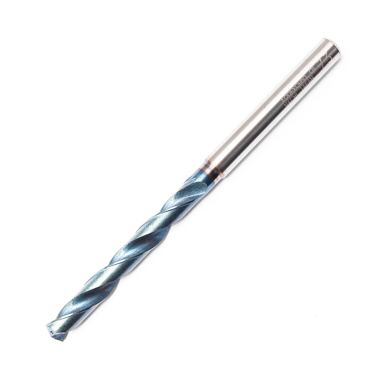 NACHI (นาชิ) L9606_7.3MM ดอกสว่านคาร์ไบด์รูน้ำมัน เคลือบผิวAQEX สำหรับเจาะงานแบบ Wet / MQL ลงพื้นผิวที่วัสดุมีความแข็ง