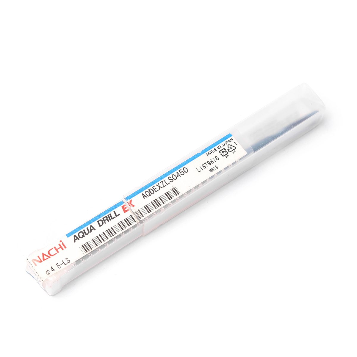 L9816_4.5MM AQUA DRILLS FLAT LONG SHANK