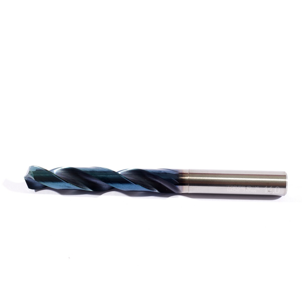 NACHI L9896_11.0 MM ดอกสว่านคาร์ไบด์ เคลือบผิว Revo-D Burrless รุ่น 4D มุมทำองศา 30° เหมาะสำหรับงานเหล็ก (นาชิ)