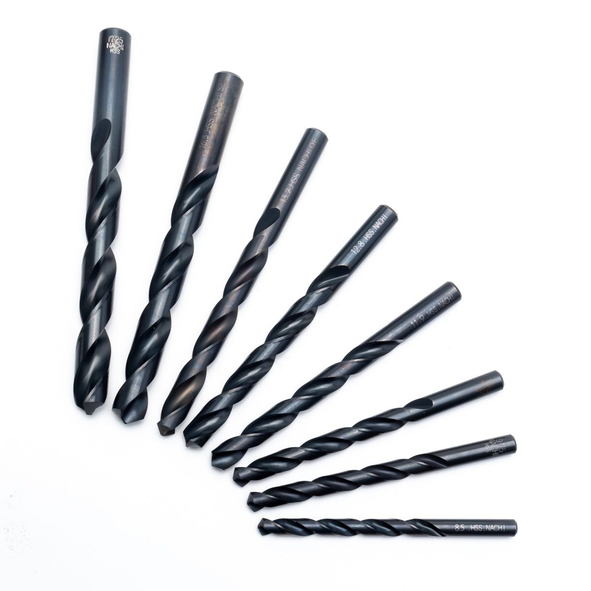 NACHI (นาชิ) L500_12.0 MM. ดอกสว่าน HSS (ไฮสปีด) เจาะเหล็ก ก้านตรง สำหรับเจาะงานทั่วไป ใช้ได้กับวัสดุหลายประเภท