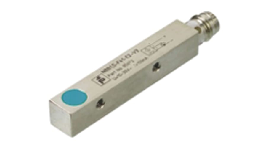 NBB1.5-F41-E2-V3, Pepperl + Fuchs Inductive Block-Style Proximity Sensor, 1.5 mm Detection, PNP Output, 10 → 30 V dc, IP67