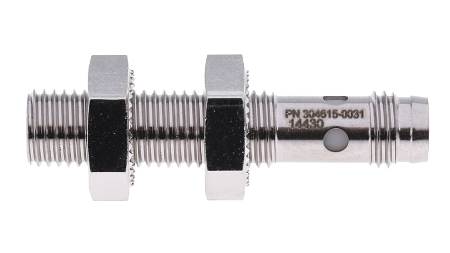 NBB2-8GM25-E2-V3, Pepperl + Fuchs Inductive Barrel-Style Proximity Sensor, M8 x 1, 2 mm Detection, PNP Output, 10 → 30 V dc, IP67