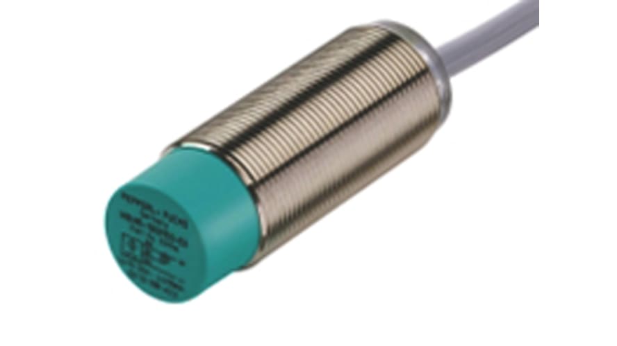 NBN8-18GM50-E2, Pepperl + Fuchs Inductive Barrel-Style Proximity Sensor, M18 x 1, 8 mm Detection, PNP Output, 5 → 36 V dc, IP68