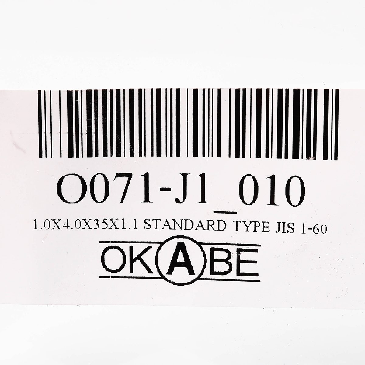 1.0X4.0X35X1.1 STANDARD TYPE JIS 1-60