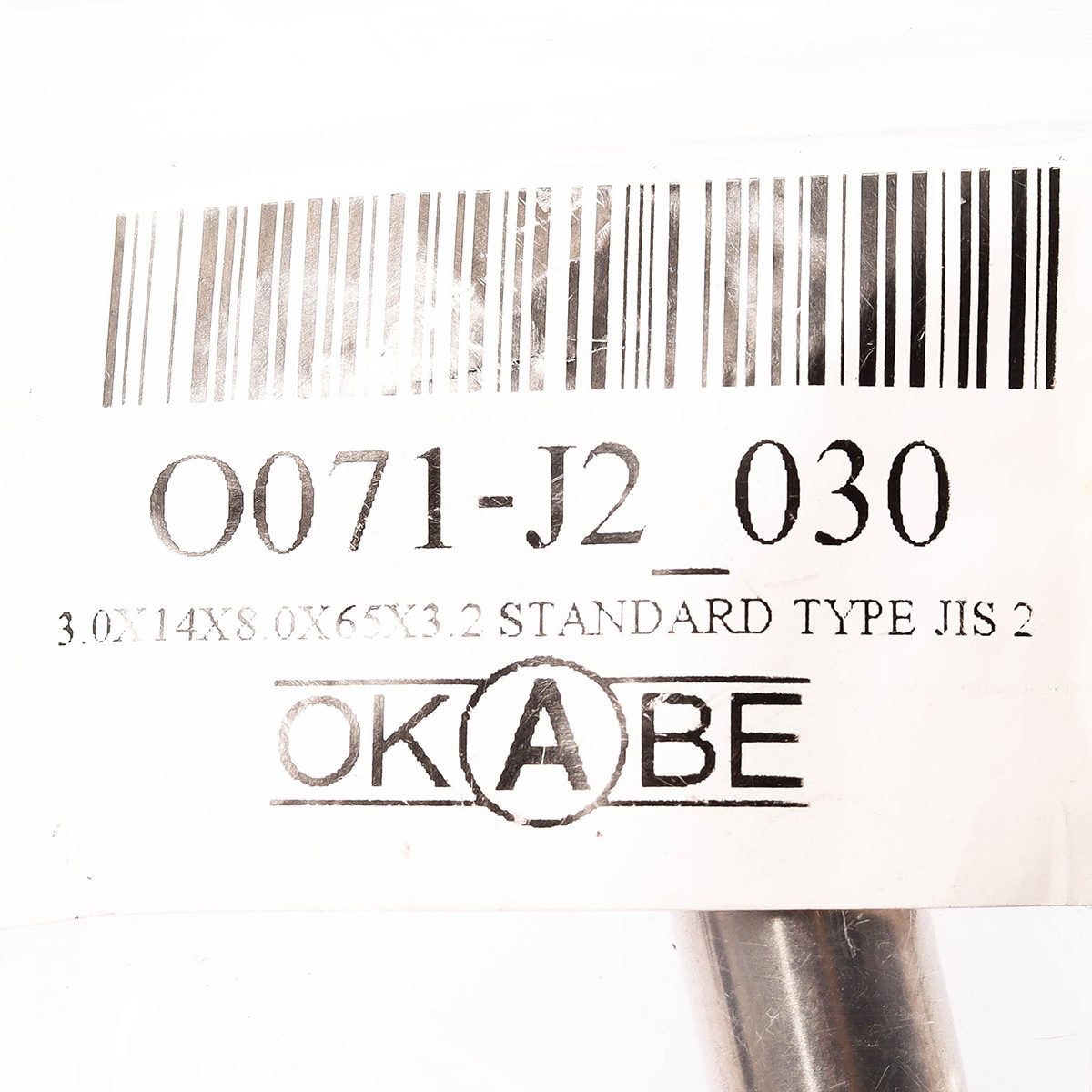 3.0X14X8.0X65X3.2 STANDARD TYPE JIS 2