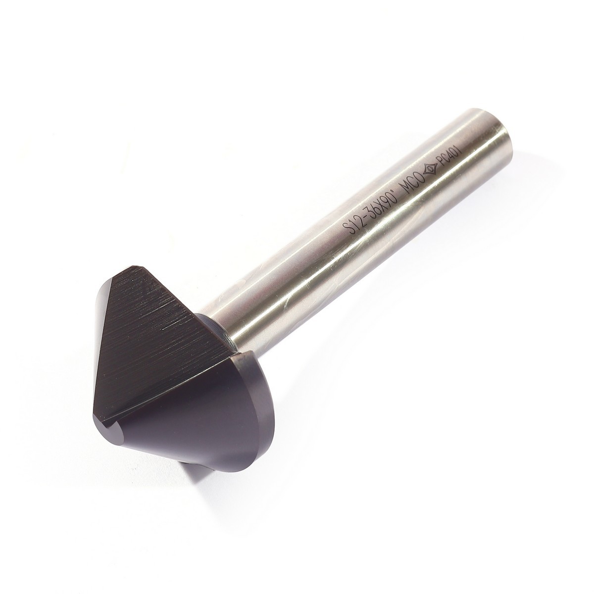 OKAZAKI ดอกปาด Countersinks Type2 90 องศา ก้านตรง ฟันเดียว เส้นผ่าศนูย์กลาง 36 มม รุ่น CSC2S12-36 เคลือบ TiAIN(โอกาซากิ)