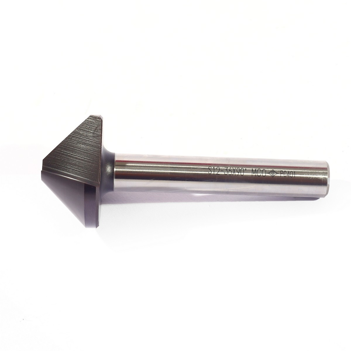 OKAZAKI ดอกปาด Countersinks Type2 90 องศา ก้านตรง ฟันเดียว เส้นผ่าศนูย์กลาง 36 มม รุ่น CSC2S12-36 เคลือบ TiAIN(โอกาซากิ)