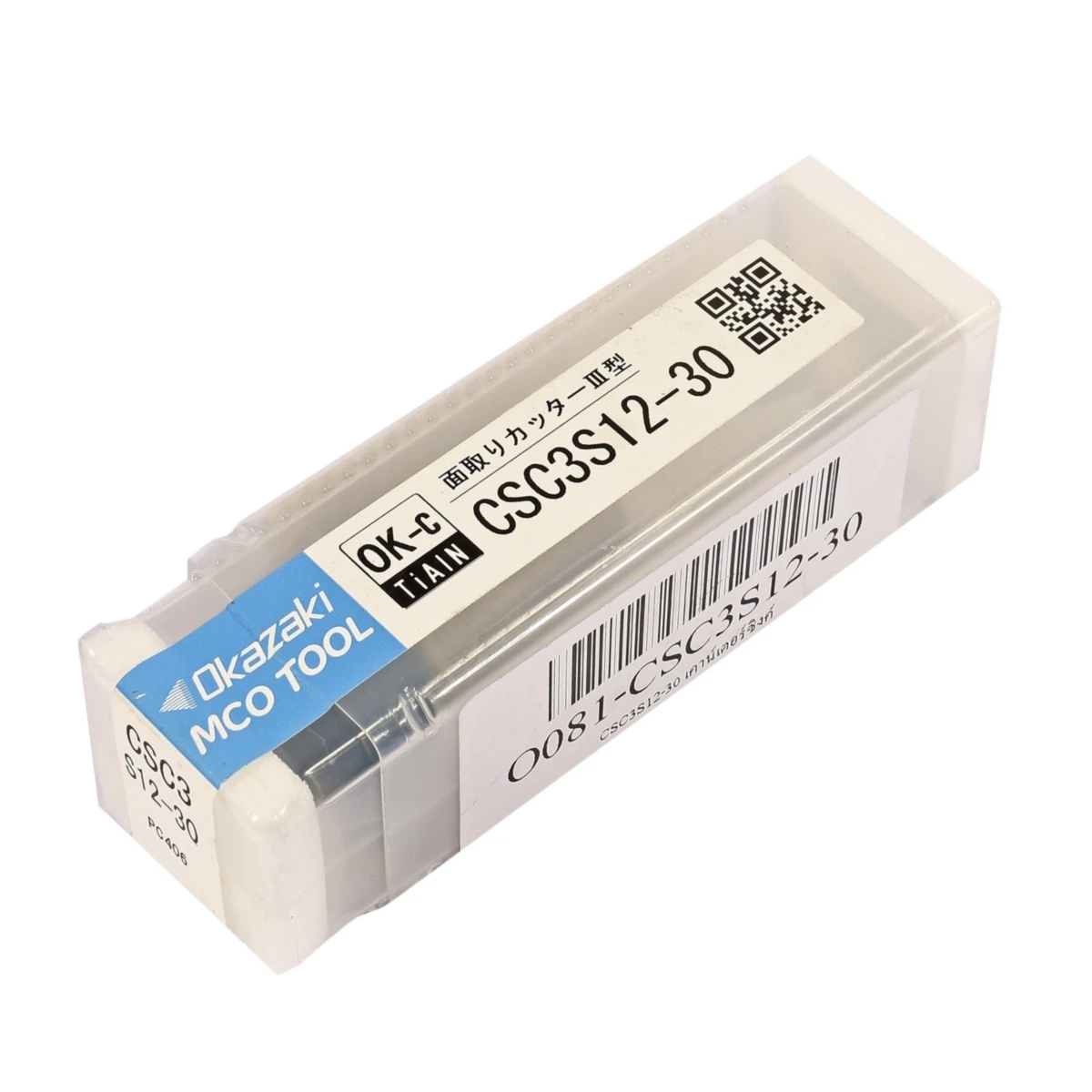 OKAZAKI ดอกปาด Countersinks Type3 90 องศา ก้านตรง 3 ฟัน เส้นผ่าศนูย์กลาง 30.0มม. รุ่น CSC3S12-30 เคลือบ TiAIN (โอกาซากิ)