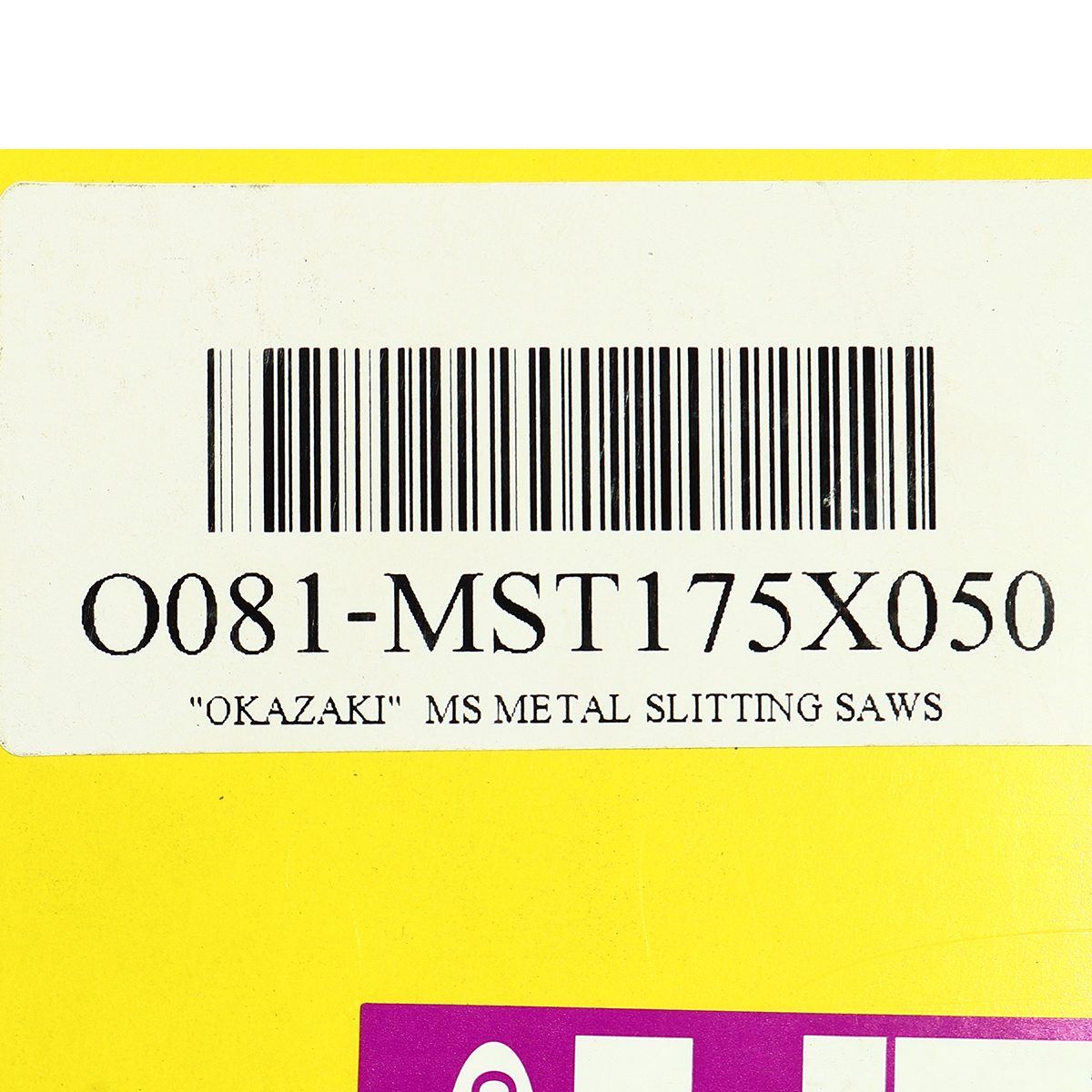 MST175X5.0 MS METAL SLITTING SAWS