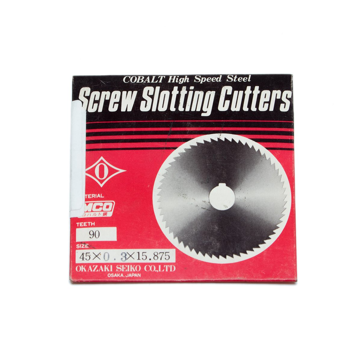 SFM45X0.3 SCREW SLOTTING CUTTERS