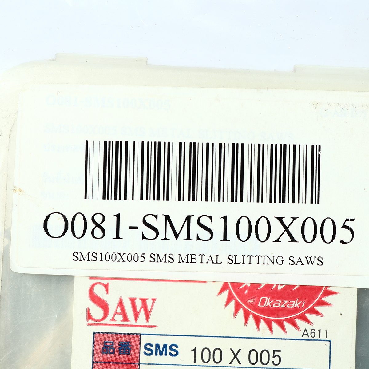 SMS100X005 SMS METAL SLITTING SAWS