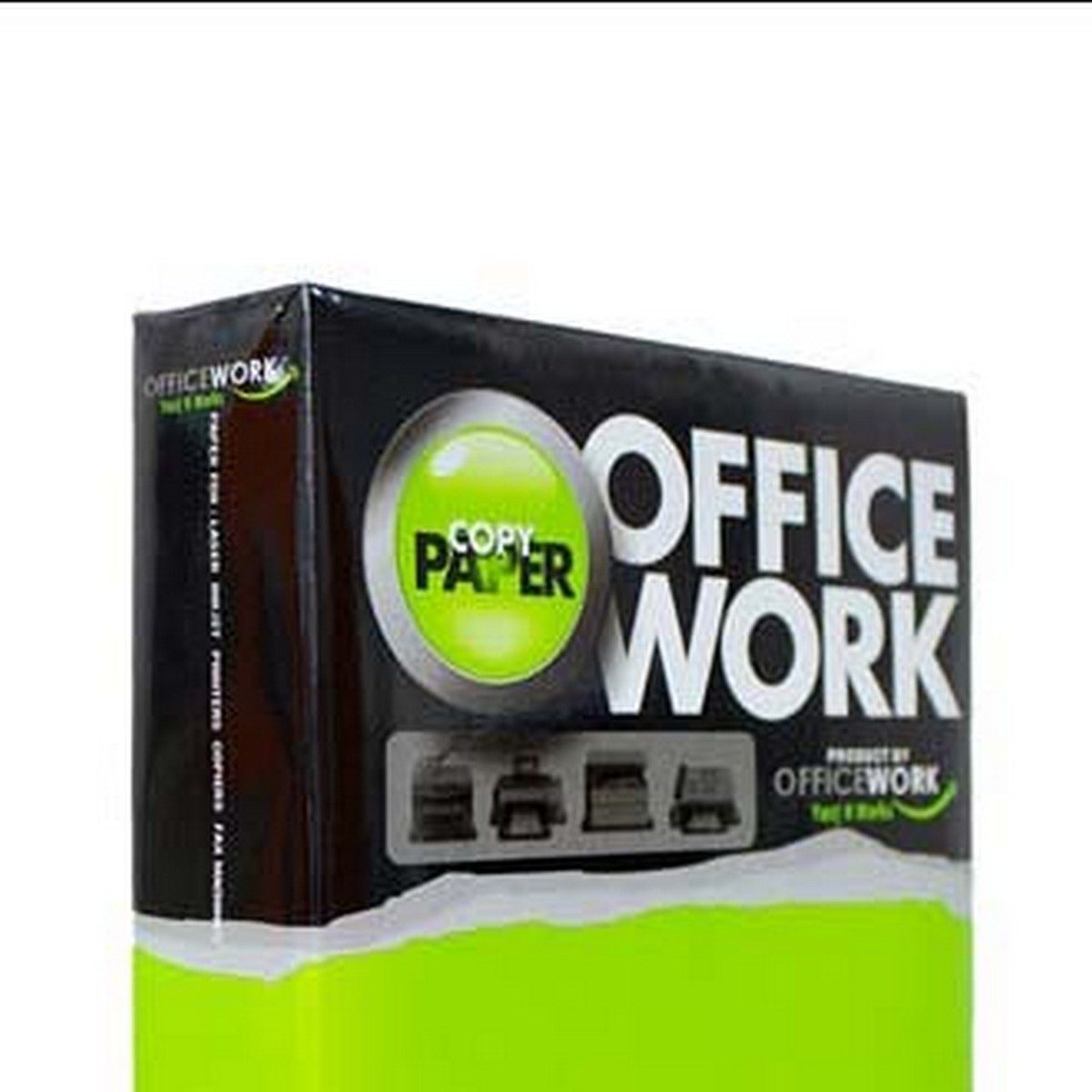 OFFICE WORK กระดาษถ่ายเอกสาร A4 หนา 80 แกรม เรียบเนียนไม่ติดเครื่อง บรรจุ 5 รีม/กล่อง (ออฟฟิศ เวิร์ค)