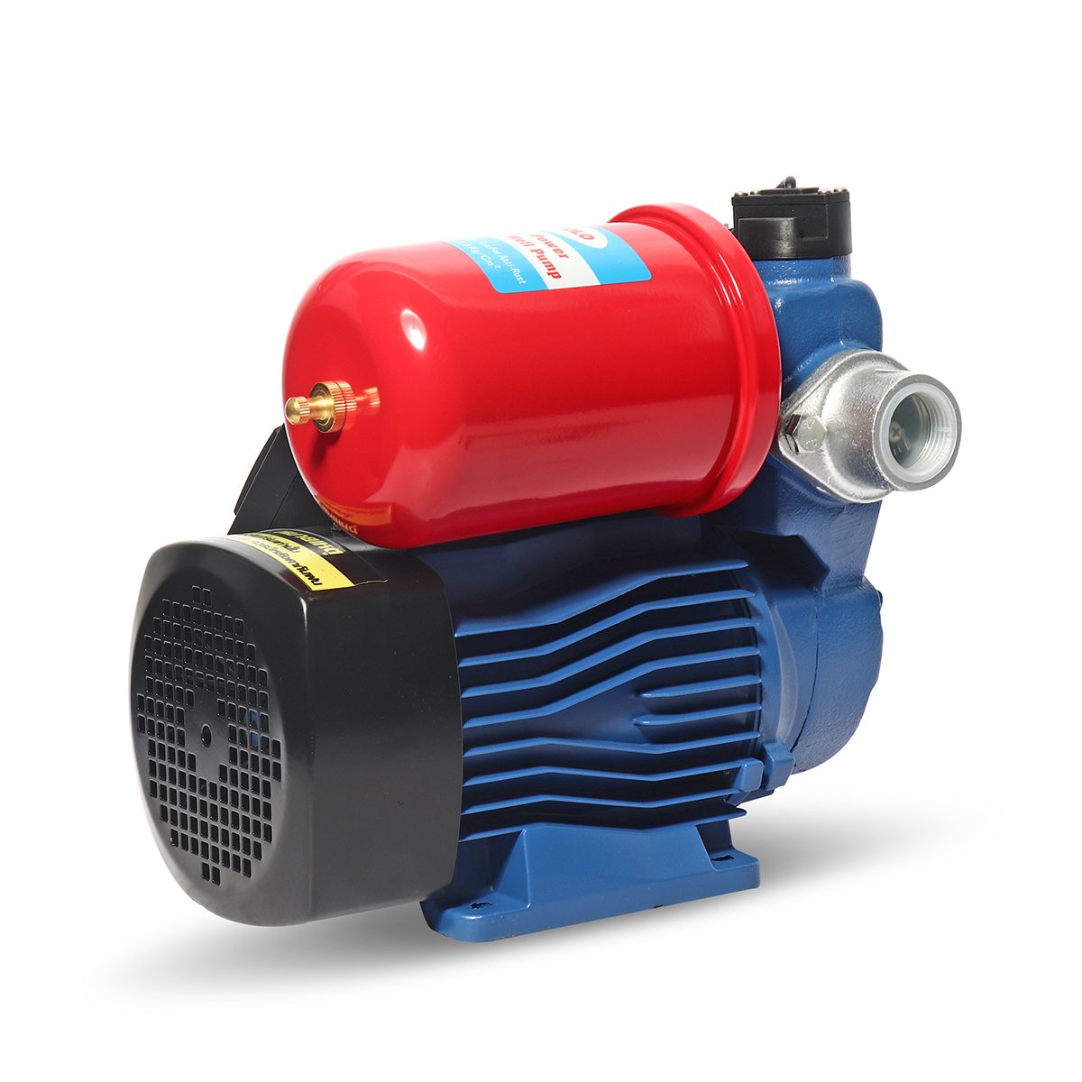 POLO ปั๊มน้ำอัตโนมัติ พร้อม Flow Sensor 1 แรงม้า ขนาดท่อ 1 นิ้ว รุ่น YDTP-80A ปริมาณน้ำสูงสุด 50 ลิตร/นาที ส่งสูง 45 ม. มีระบบป้องกันน้ำแห้ง