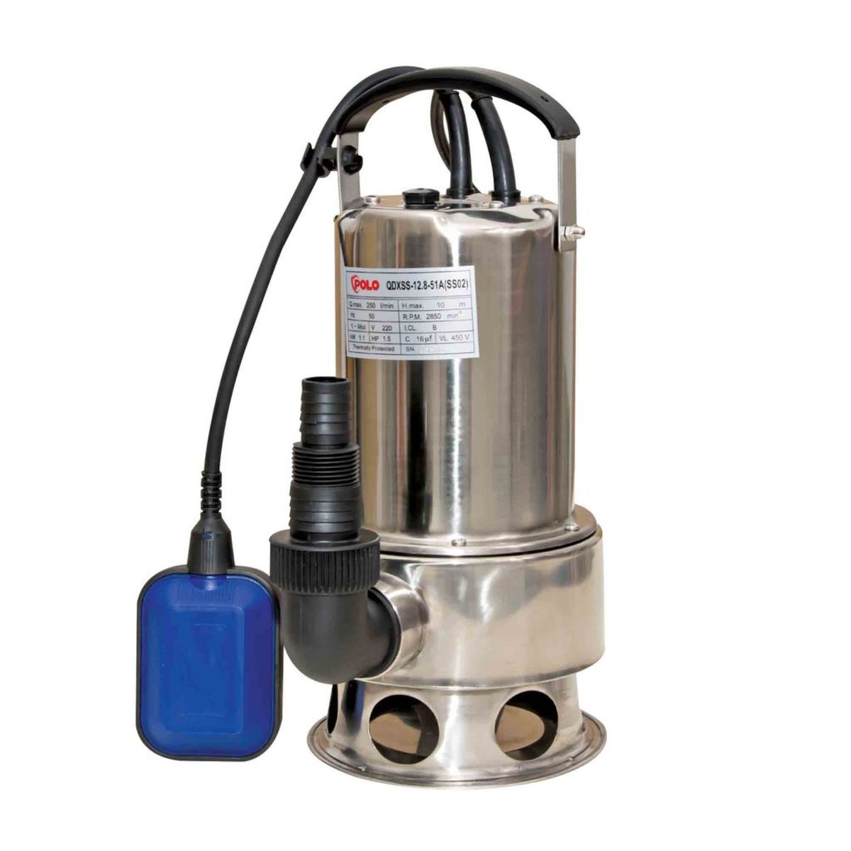 QDXSS-12.8-51A ปั๊มจุ่ม 1.5HP(มีลูกลอย)