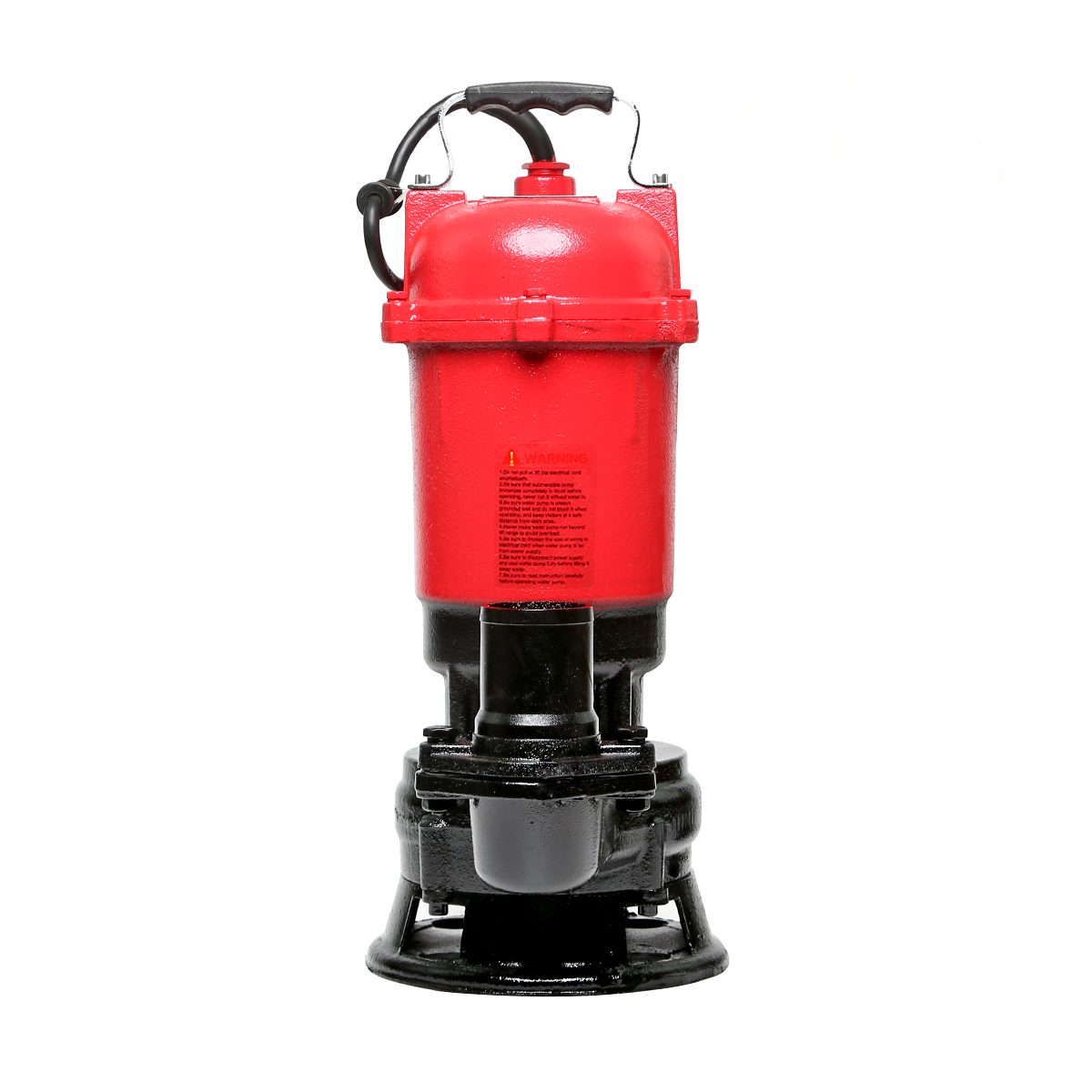 POLO ปั๊มจุ่มสำหรับน้ำเสีย ไม่มีลูกลอย 1.0 แรงม้า 220 โวลต์ รุ่น WQD10-10-0.75L1 ท่อออก 2 นิ้ว ส่งสูง 16 ม. ปริมาณน้ำ 266 ลิตร/นาที เหมาะกับ