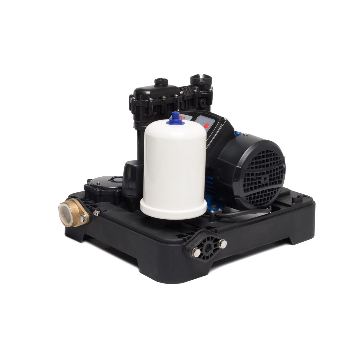 HQSM205-AX ปั๊มน้ำอัตโนมัติ 200W +ฝาครอบ