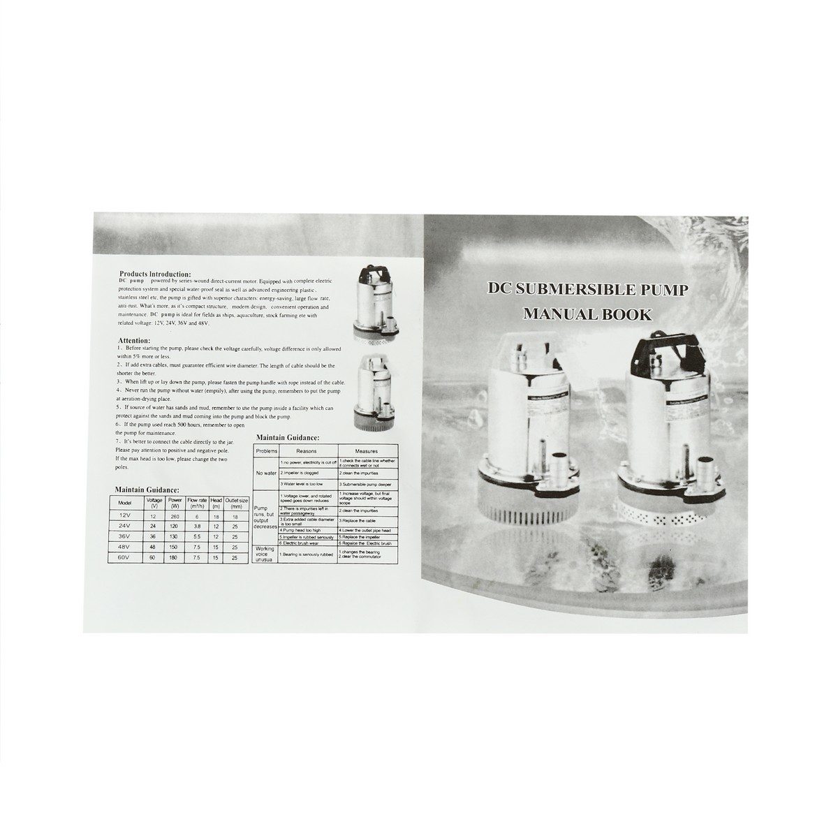 POLO ปั๊มแช่ DC 180 วัตต์ รุ่น ZQD-12 ท่อออก 1 นิ้ว ส่งสูง 12 ม. ปริมาณน้ำ 4.0 ลบ.ม./ชม. ใช้กับแบตเตอร์รี่ 12 โวลต์ และโซล่าเซลล์ เหมาะกับงา