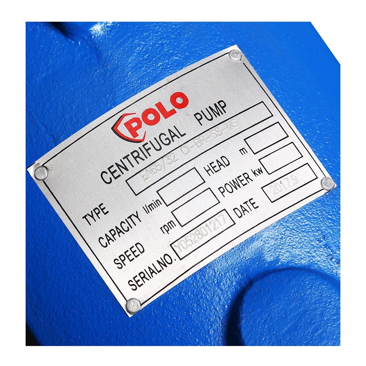 POLO ปั๊มเพลาลอย 380V รุ่น EA65/26 มอเตอร์ 15/120 แรง ปริมาณน้ำ 86.4/172.8 ลบ.ม./ชม. ส่งสูง 37.5/136 ม. ท่อ 80X65 มม. (โปโล)