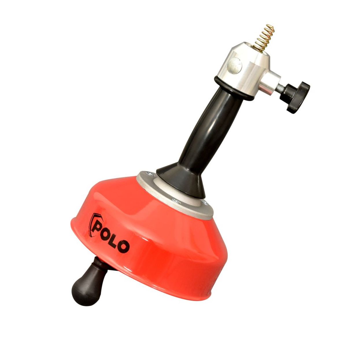POLO เครื่องล้างท่อแบบมือหมุน 2IN1 รุ่น D-50SZ เหมาะกับทำความสะอาดท่อขนาด 20 - 75 มม. (3/4 นิ้ว - 3 นิ้ว) สายยาว 7.6 ม. (โปโล)