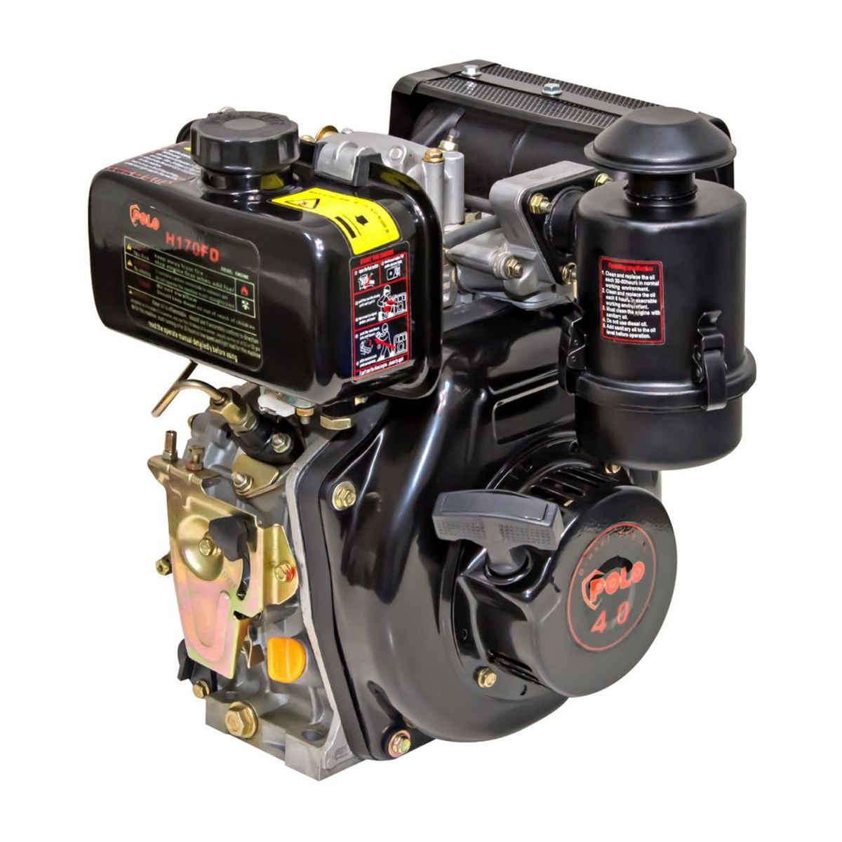H170FAD เครื่องยนต์ดีเซล 4 HP(สตาร์ทมือ)