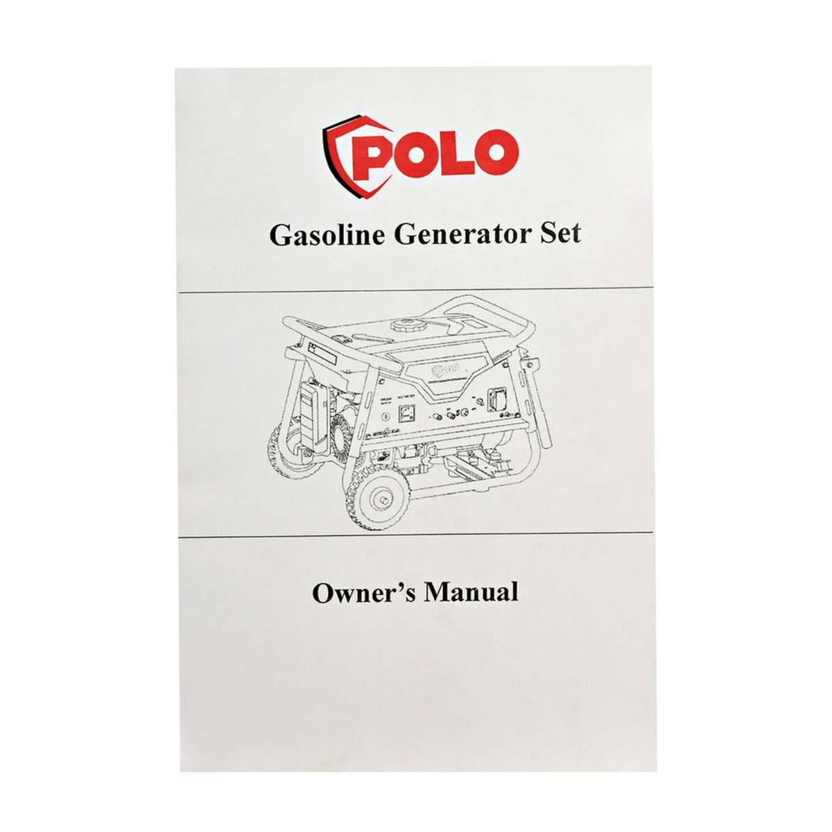POLO เครื่องปั่นไฟ เบนซิน กำลังไฟสูงสุด 2.5 กิโลวัตต์ กำลังเครื่องยนต์ 7.0 แรงม้า รุ่น KT3500-DDC กระบอกสูบ 208 มล. ถังน้ำมัน 15 ลิตร สตาร์ท
