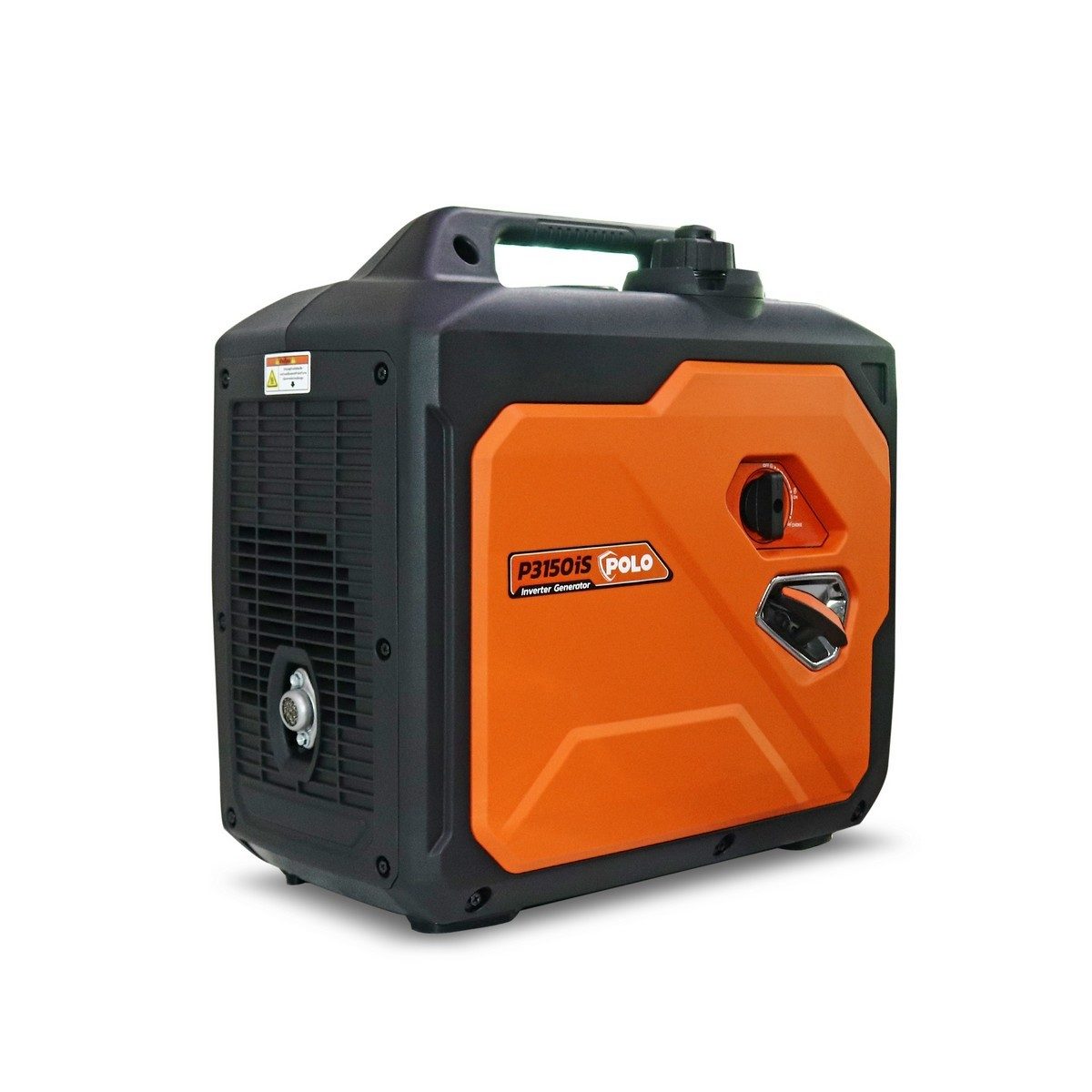 POLO เครื่องปั่นไฟ Inverter กำลังไฟสูงสุด 2.8 กิโลวัตต์ รุ่น P3150IS ความจุกระบอกสูบ 120 ซีซี ถังน้ำมัน 5 ลิตร สตาร์ทมือ (โปโล)