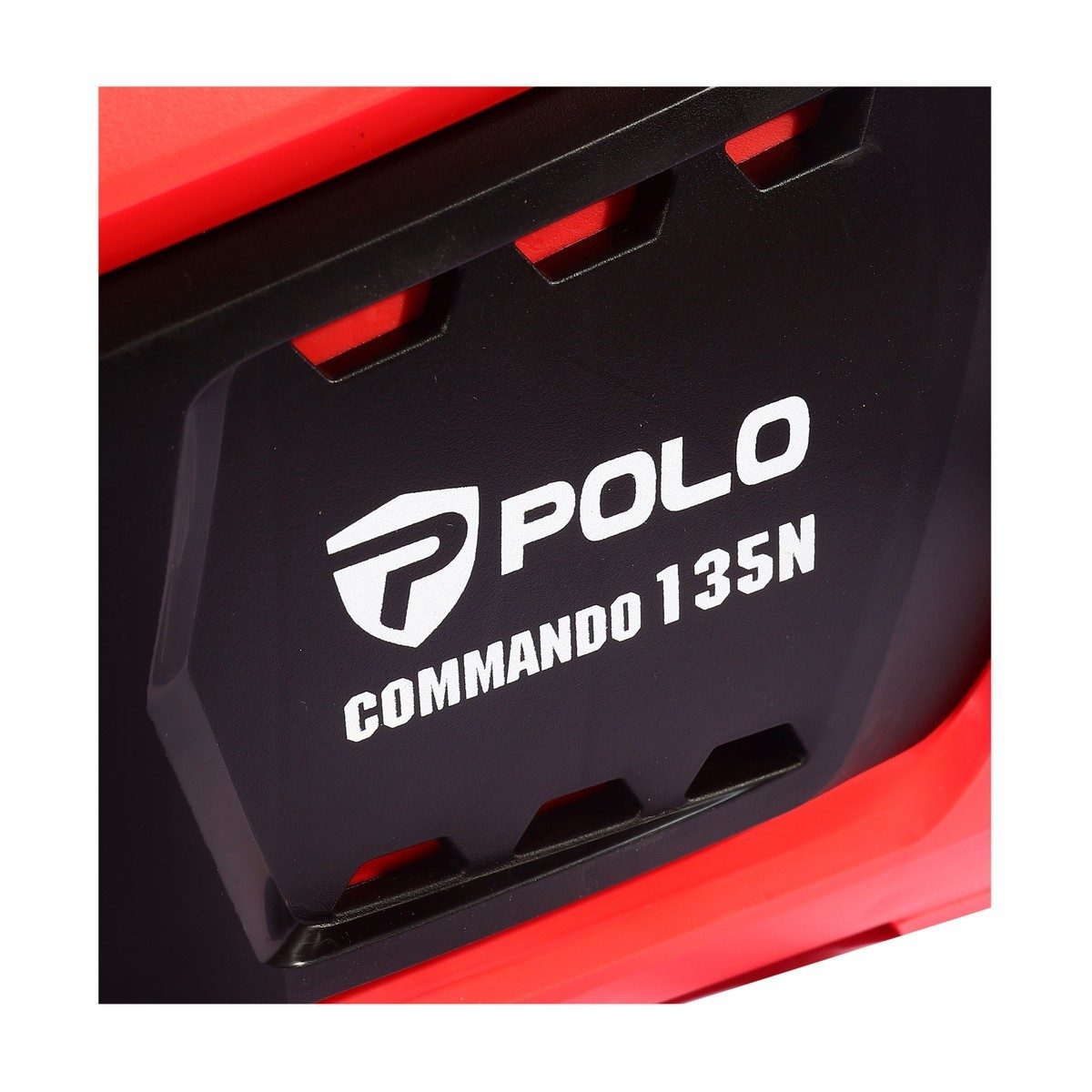 POLO เครื่องฉีดน้ำแรงดันสูง 1500 วัตต์ แรงดัน 135 บาร์ รุ่น COMMANDO135N อัตราการฉีด 384 ลิตร/ชม. สายยาว 10 ม. มอเตอร์เหนี่ยวนำ มีระบบ Auto 