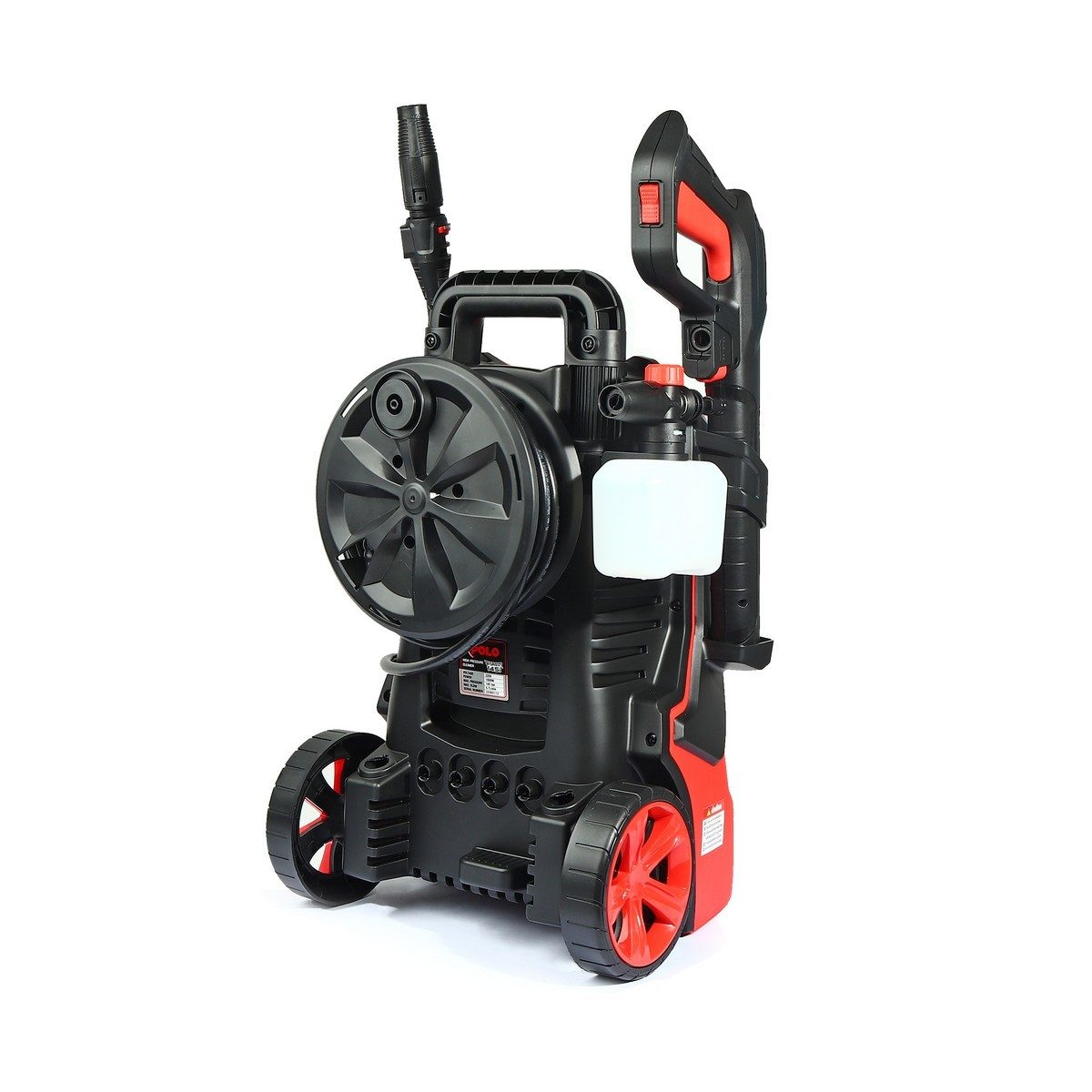 POLO เครื่องฉีดน้ำแรงดันสูง 1800 วัตต์ แรงดัน 145 บาร์ รุ่น GLADIATOR145I อัตราการฉีด 342 ลิตร/ชม. สายยาว 8 ม. มอเตอร์เหนี่ยวนำ มีระบบ Auto 
