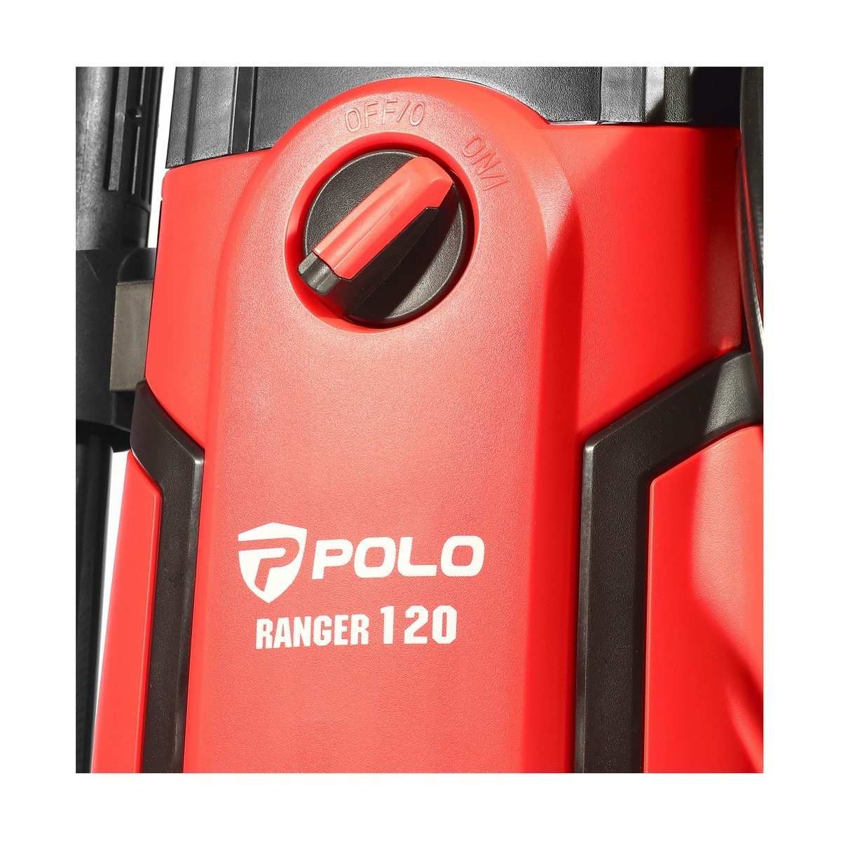 POLO เครื่องฉีดน้ำแรงดันสูง 1500 วัตต์ แรงดัน 120 บาร์ รุ่น RANGER120 อัตราการฉีด 360 ลิตร/ชม. สายยาว 10 ม. มอเตอร์แปรงถ่าน มีระบบ Auto Stop