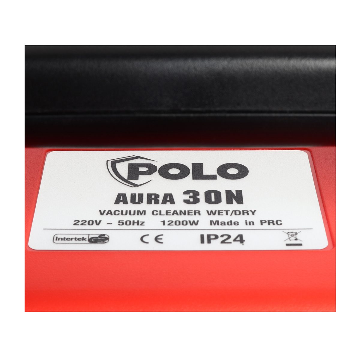 POLO เครื่องดูดฝุ่นน้ำ-แห้ง กำลังมอเตอร์ 1,200 วัตต์ รุ่น AURA-30N ใส้กรอง Filter Basket ความจุถัง 30 ลิตร แรงดูด 160 - 180 มิลลิบาร์ มีระบบ