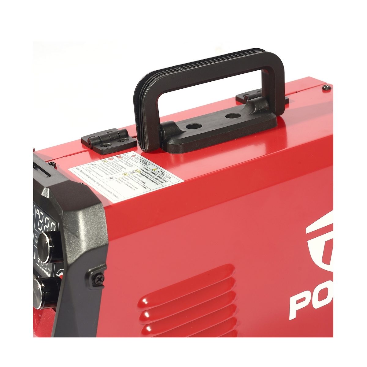 POLO เครื่องเชื่อม MIG/MMA รุ่น MIG120D 1 เฟส 220 โวลต์ กระแสไฟเชื่อม 120 แอมป์ หน้าจอดิจิตอลขนาดใหญ่ สำหรับงาน DIY ภายในบ้าน ใช้กับลวดเชื่อ