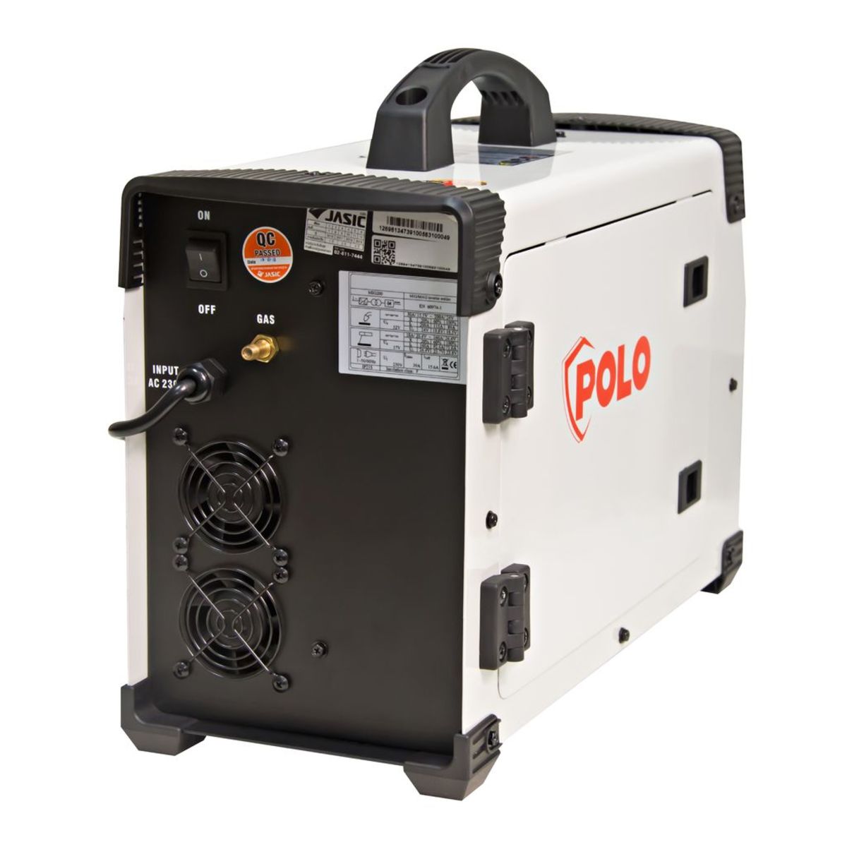 POLO เครื่องเชื่อม MIG กระแสไฟเชื่อม MMA 10-160 แอมป์ / MIG 30-200 แอมป์ รุ่น MIG200 มีระบบ Lift ARC และ Anti Stick (โปโล)