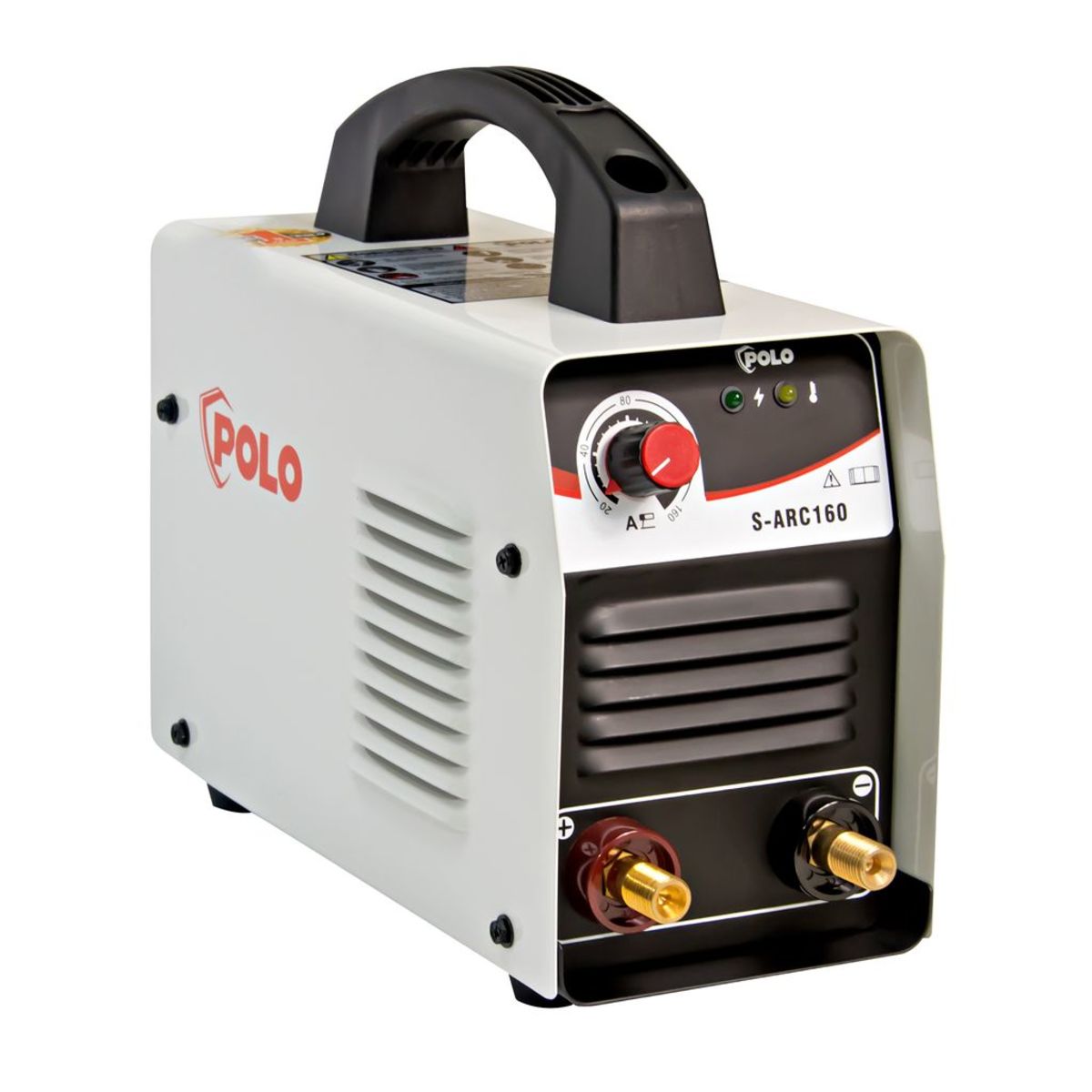POLO เครื่องเชื่อม ARC MMA Inverter กระแสไฟเชื่อม 10 - 120 แอมป์รุ่น SARC160 ขนาดลวดเชื่อม 2.6 - 3.2 มม. มีระบบ IGBT ระดับป้องกัน IP21S (โปโ