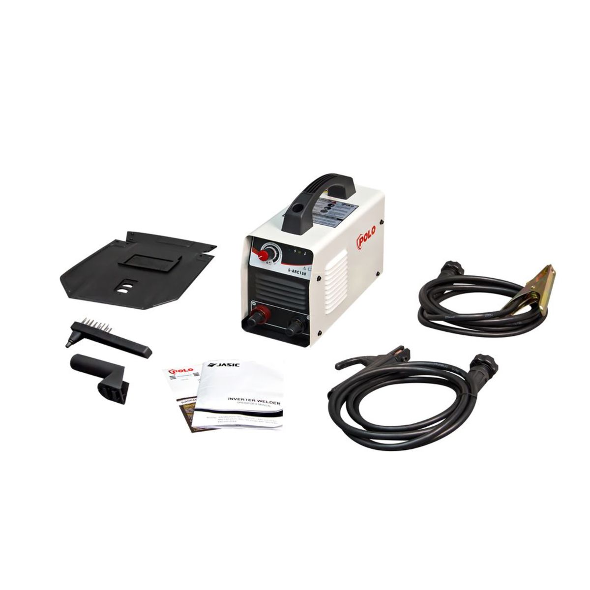 POLO เครื่องเชื่อม ARC MMA Inverter กระแสไฟเชื่อม 10 - 120 แอมป์รุ่น SARC160 ขนาดลวดเชื่อม 2.6 - 3.2 มม. มีระบบ IGBT ระดับป้องกัน IP21S (โปโ