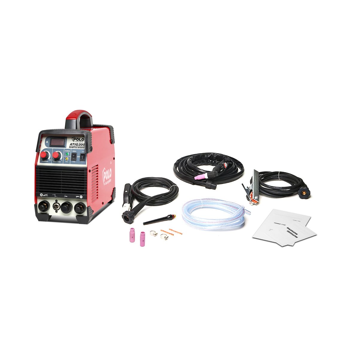 POLO เครื่องเชื่อมระบบ TIG/MMA รุ่น ATIG200 กระแสไฟเชื่อม MMA 10-130 แอมป์ / TIG 160 แอมป์ กระแสไฟเชื่อมคงที่ มีระบบ Pulse ทำให้สามารถควบคุม