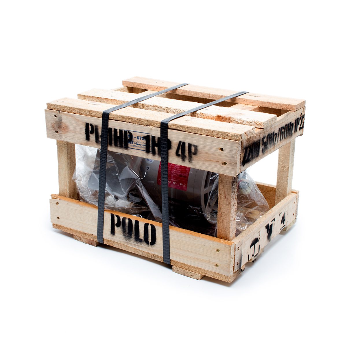 POLO มอเตอร์ไฟฟ้า 1 แรงม้า 220V 4P รุ่น PL-1 ขนาดเพลาออก 19 มม. ความเร็วรอบ 1430 รอบ/นาที ป้องกันฝุ่นและน้ำ IP22 ตลับลูกปืนคุณภาพ ทนอุณหภูมิ
