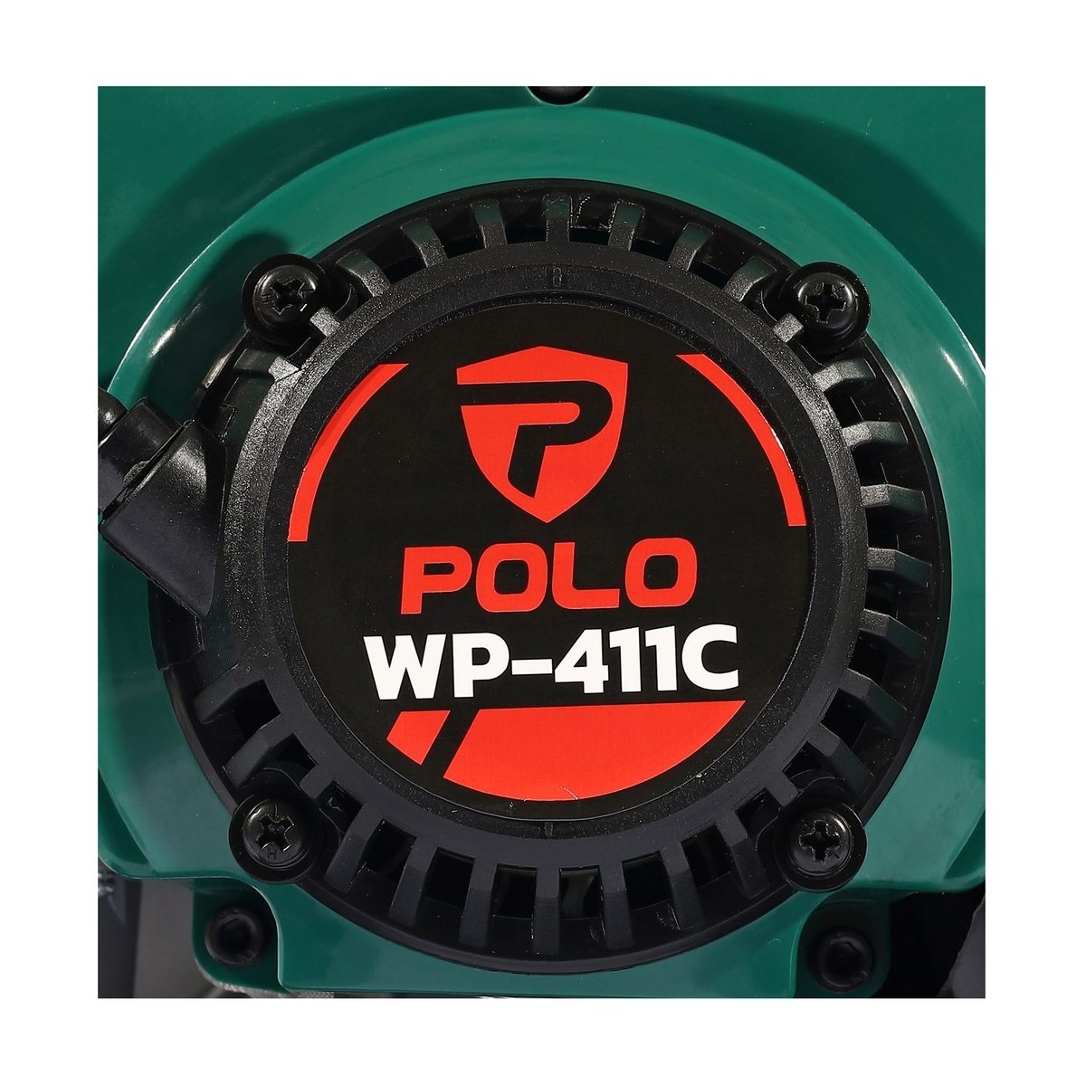 POLO ปั๊มน้ำชนเครื่องยนต์ 1-1/2 นิ้ว 1.9 แรงม้า (1.4 กิโลวัตต์) รุ่น WP-411C แรงดูด 8 เมตร กระบอกสูบ 40.2 ซีซี ขนาดท่อ 1.5 นิ้ว ขนาดถังน้ำมั