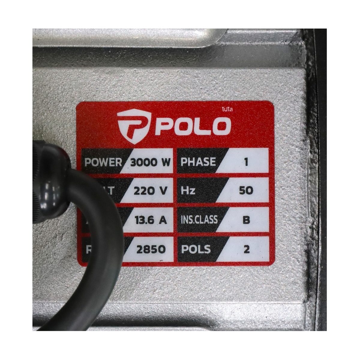 POLO เครื่องตัดไฟเบอร์ 16 นิ้ว (400 มม.) 3000 วัตต์ รุ่น J400T รูกลาง 25.4 มม. ความเร็วรอบ 3,800 รอบ/นาที สายไฟยาว 2.5 ม. (โปโล)