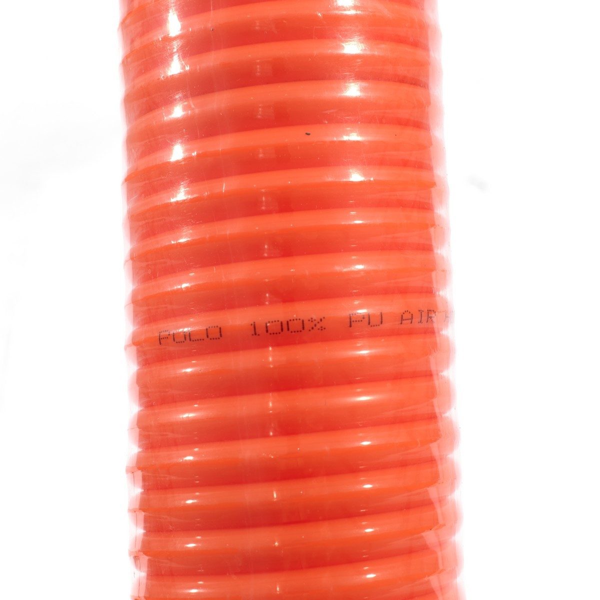 POLO สายลมสปริง สายลมแบบขด ชนิด PU พร้อมข้อต่อ ขนาด 5X8 ความยาวสาย 15 ม.ความดันสูงสุด 10 BAR (แรงดันระเบิด 24 บาร์) ทนอุณหภูมิตั้งแต่ -5 ถึง