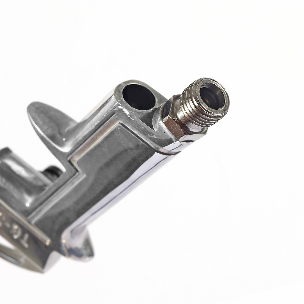 POLO หัวเติมลมอลูมิเนียมพร้อมเกจ์วัดลม ยาว 38 ซม รุ่น TG-3 แรงดันสูงสุด 10 Bar (145 PSI) แข็งแรง ทนทาน (โปโล)