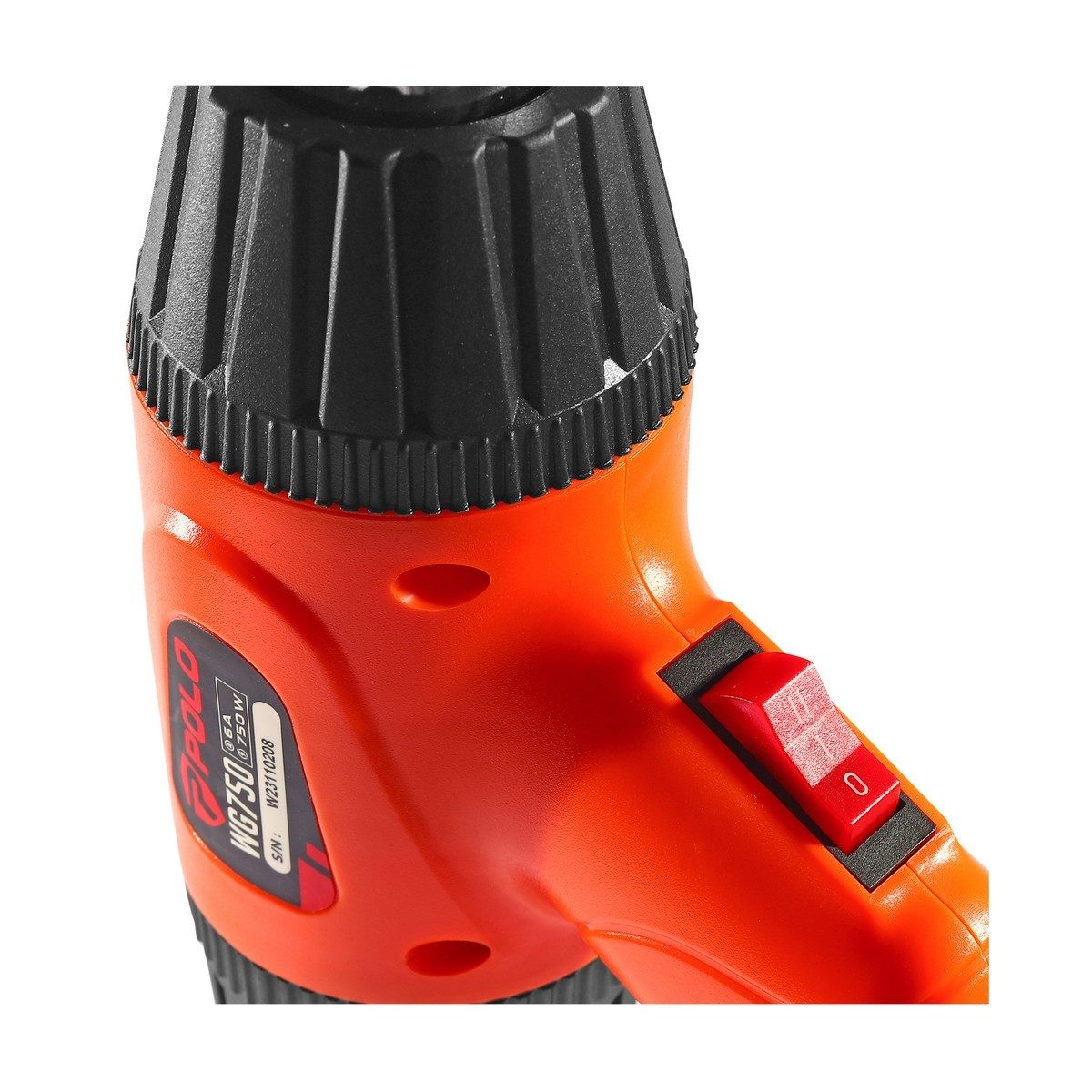 POLO เครื่องเป่าลมร้อนไฟฟ้า ปืนเชื่อมพลาสติก 750 วัตต์ อุณหภูมิ 50-600°C รุ่น WG750 การไหลของอากาศสูงสุด 300 ลิตร/นาที เหมาะสำหรับงานเชื่อมพ