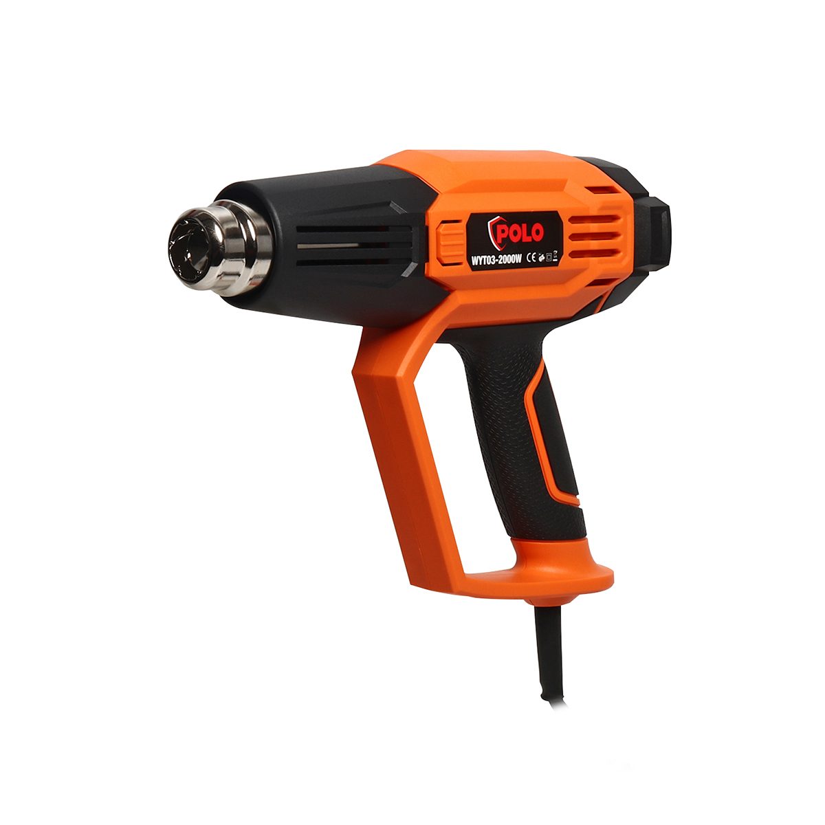 POLO WYT03  เครื่องเป่าลมร้อน ปืนเป่าลมร้อน เป่าลมร้อน HEAT GUN หน้าจอ LCD DIGITAL 2000W