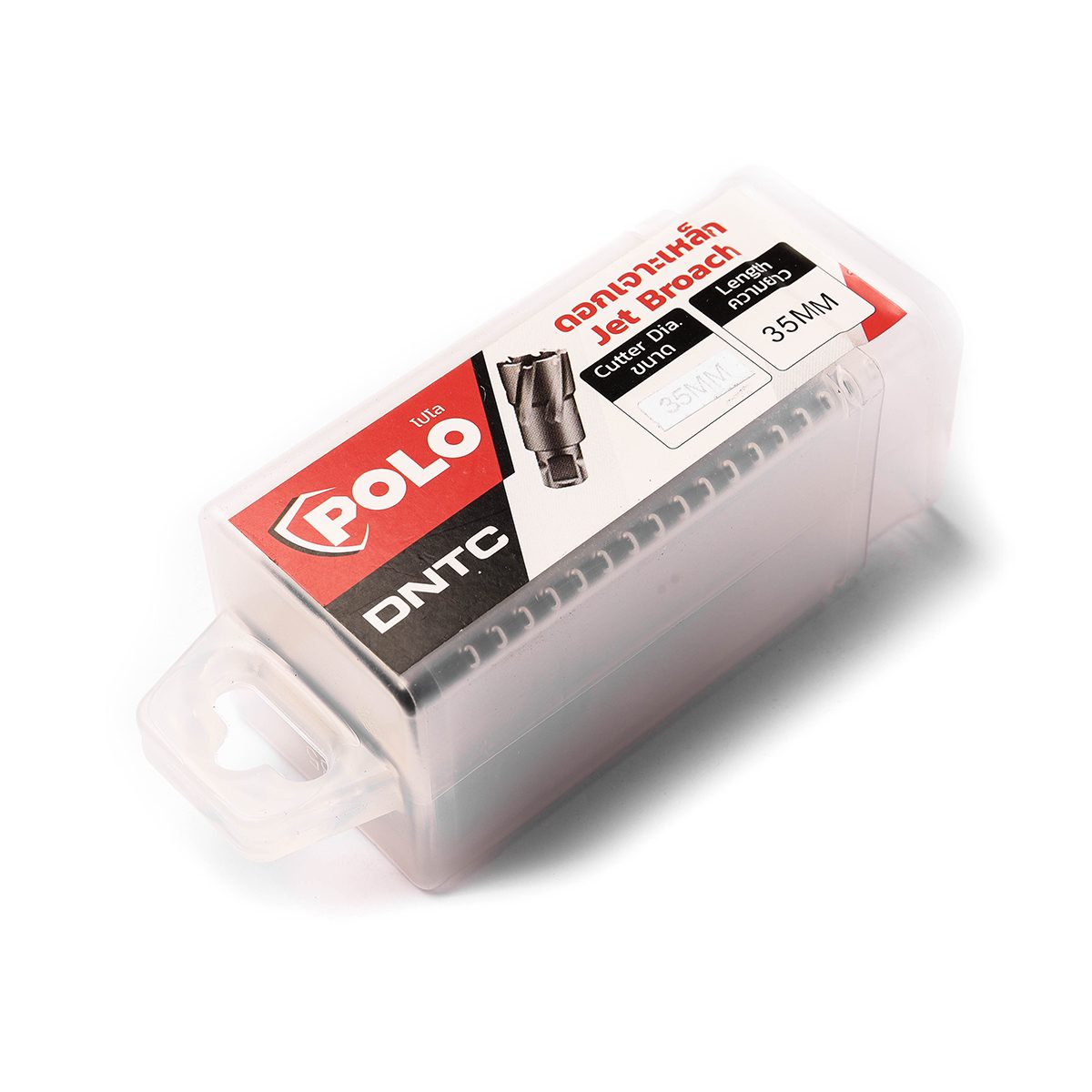 POLO ดอกเจาะเหล็กคัตเตอร์คาร์ไบด์ Dia 35X35 มม. TCT รุ่น DNTC เจาะลึกสุด 35 มม. ใช้กับสว่านแท่นแม่เหล็กทุกยี่ห้อ (โปโล)