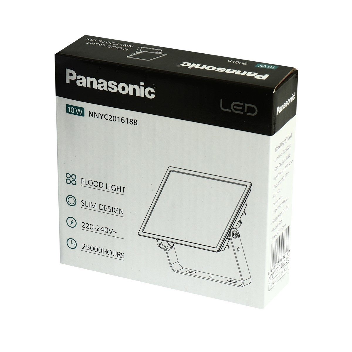 PANASONIC โคมไฟฟลัดไลท์ 10 วัตต์ เดย์ไลท์ รุ่น LED Mini FloodLight มาพร้อมการกันน้ำ IP65 (พานาโซนิค)